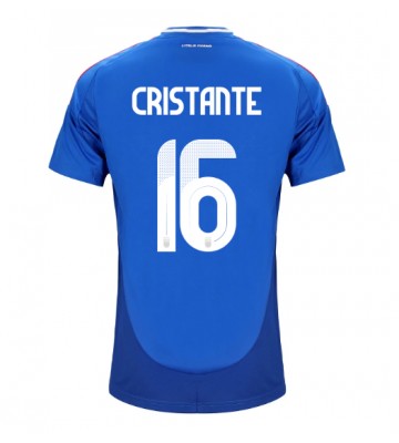 Italia Bryan Cristante #16 Primera Equipación Eurocopa 2024 Manga Corta